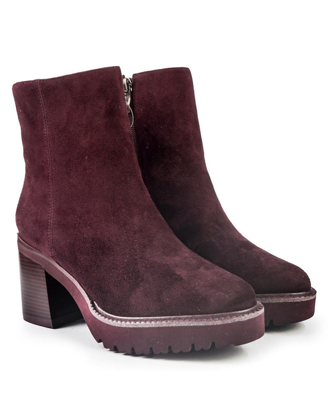 Callaghan Stivaletti Donna con Tacco e Plateau in Camoscio Bordo 679963 SING PRUGNA Callaghan 