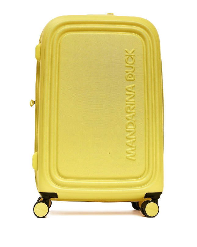 Trolley Medio Espandibile 4 Ruote Giallo SZV32 LOGODUCK YELLOW Mandarina Duck 