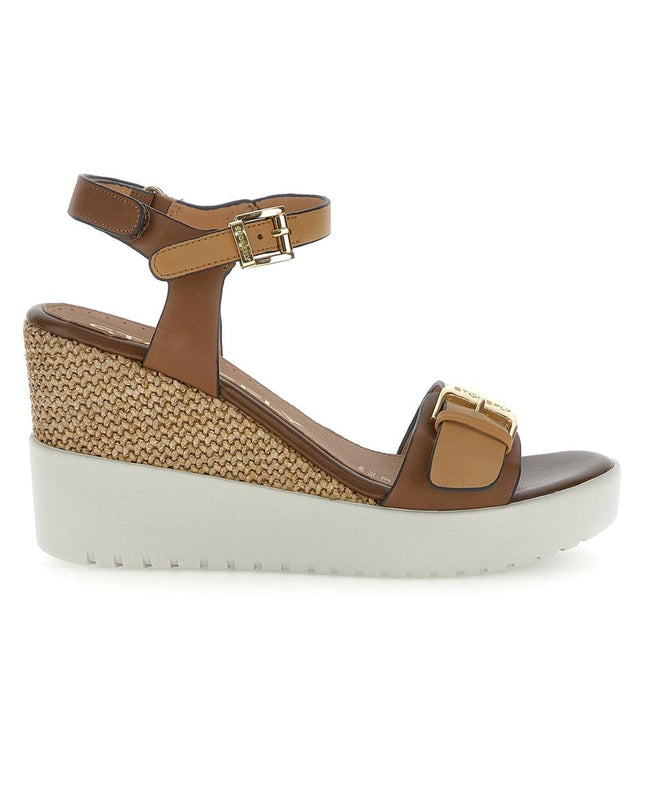 Stonefly Sandali Donna con Zeppa in Pelle Multi Marrone 222301 ELY CIGAR Stonefly 