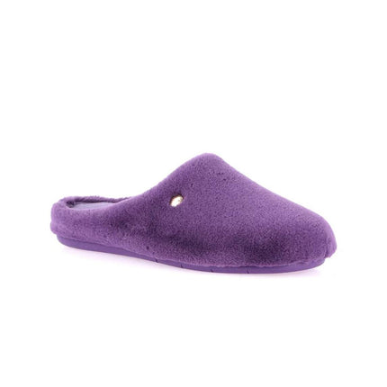 Grunland Pantfola Ciabatta Donna in Peluche Viola - MARIO SPATARELLA