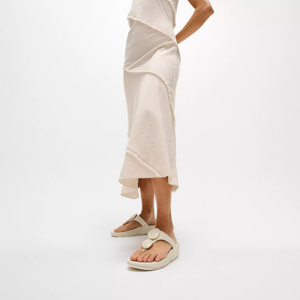 FitFlop Sandali Donna Infradito Bianco con Pietre A4T-C15 LULU STONE FitFlop 