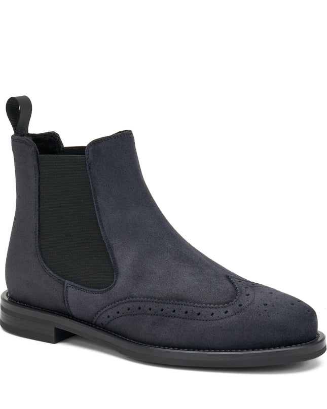 Stivaletti Frau Chelsea Oxford Donna in Camoscio Blu 98A9 WAXY NAVY Frau 