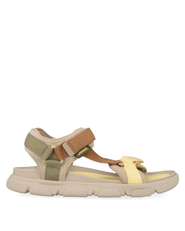 Jeep Sandali Trekking Outdoor Donna in Tessuto Tabacco Multicolor - MARIO SPATARELLA