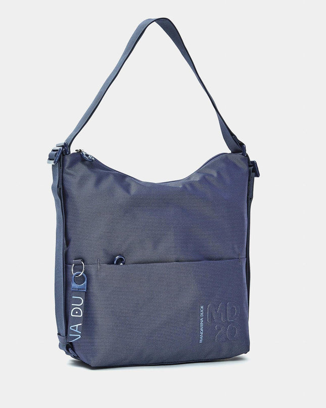 Mandarina Duck Borsa Convertibile Zaino in Tessuto Deep Blu - MARIO SPATARELLA