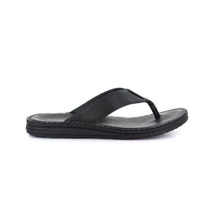 Grunland Sandali Infradito Uomo in Pelle Nera CI3083 LAPO NERO Grunland 