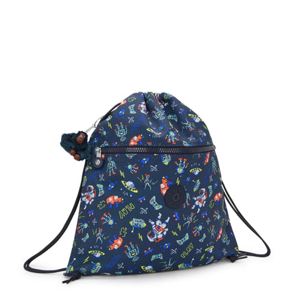 Kipling Sacca in Tessuto Fantasia Space game - MARIO SPATARELLA