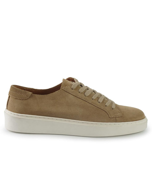 Vueva Sneakers Bassa Uomo in Camoscio Beige MS638R05 BEIGE Vueva 