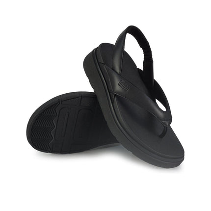 FitFlop Sandali Donna Infradito in Pelle Nero con Cinturino IY7-090 GEN-FF ALL BLACK FitFlop 