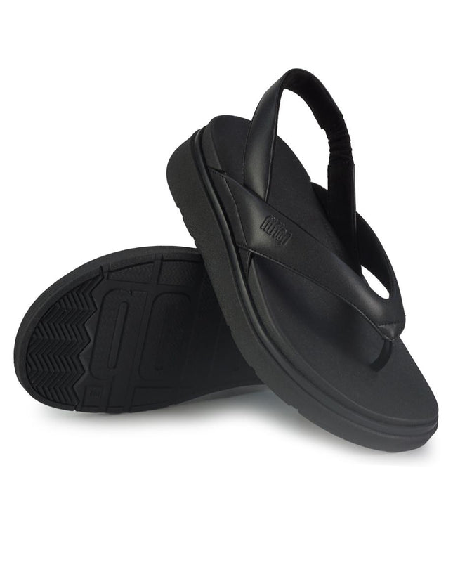 FitFlop Sandali Donna Infradito in Pelle Nero con Cinturino IY7-090 GEN-FF ALL BLACK FitFlop 