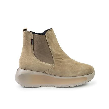 Callaghan Stivaletti Chelsea Donna con Zeppa in Camoscio Corda 61607 GRACE CORDA Callaghan 