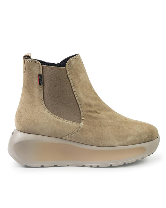Callaghan Stivaletti Chelsea Donna con Zeppa in Camoscio Corda 61607 GRACE CORDA Callaghan 