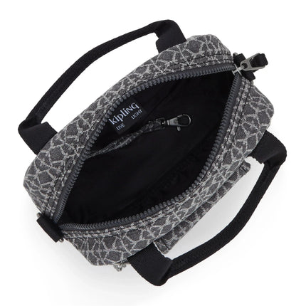 Kipling Borsetta a Spalla con Tracolla in Tessuto Denim Grey - MARIO SPATARELLA