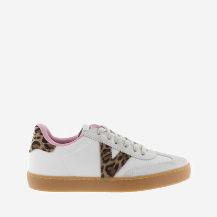 Victoria Sneakers Donna Bassa Pelle Bianco Animalier 1126204 BERLIN HIELO Victoria 