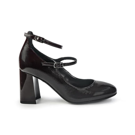 Nero Giardini Mary Jane con Doppio Cinturino in Vernice Bordo I514350D BORDO 613 Nero Giardini 