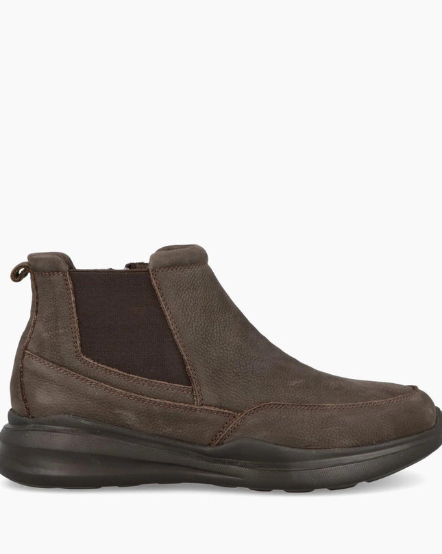Impronte Stivaletti Chelsea Uomo in Nabuk Marrone SAN POLO CHELSEA DARK BROWN Impronte 