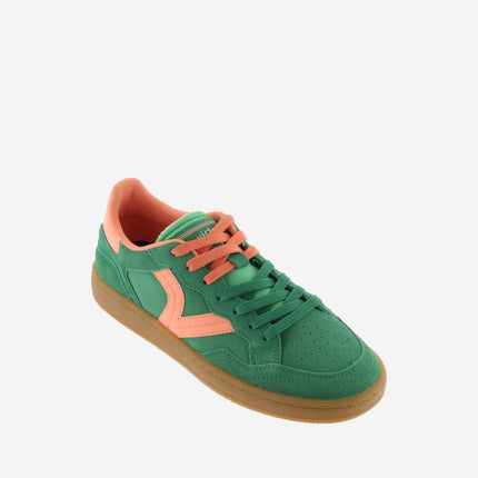 Victoria Sneakers Bassa Donna in Pelle Verde Multi - MARIO SPATARELLA