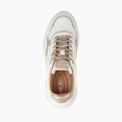 Impronte Sneakers Donna Running in Pelle Bianca SAN MARCO OFF WHITE/GOLD Impronte 