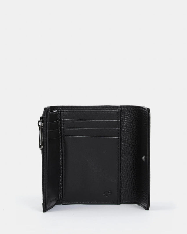 Mandarina Duck Portafogli Donna Pelle Nero Portamonete FZP70 MELLOW LEATHER BLACK Mandarina Duck 