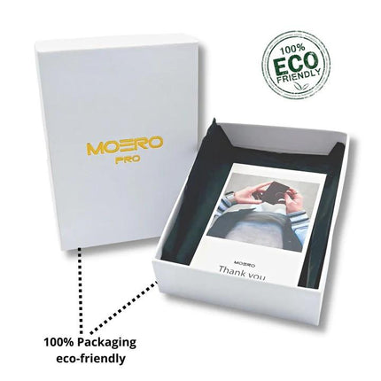 Portafoglio Slim PRO DUAL ZIP SAFFIANO BLACK Moero 