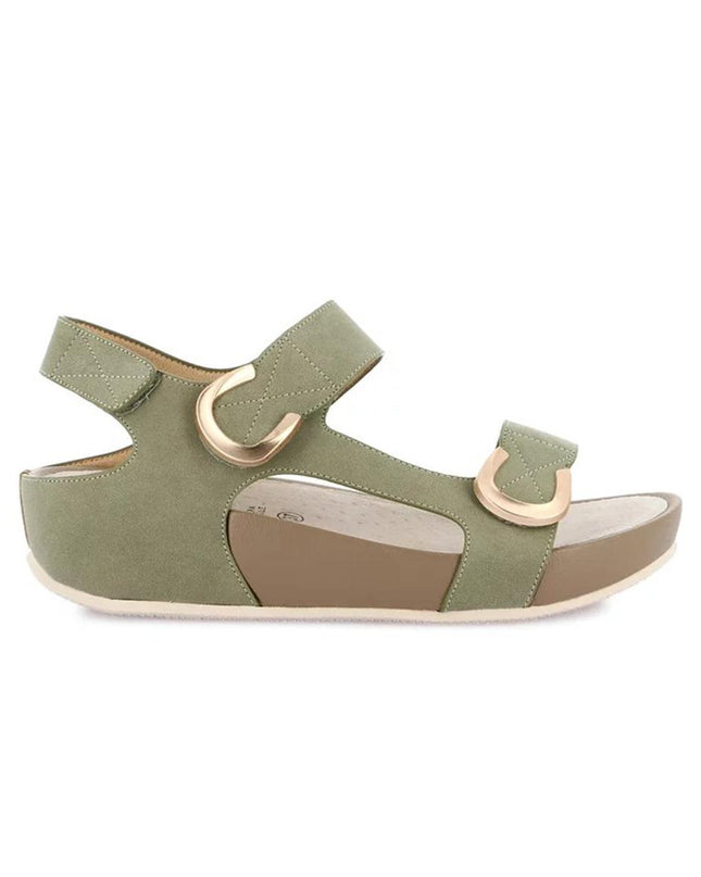 Grunland Sandali Donna con Velcro Verde Oliva SA1057 DIRA GREEN Grunland 