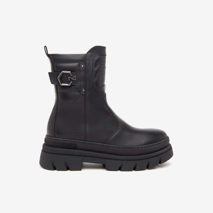 Nero Giardini Stivaletti Biker Donna Pelle Nero I411931D NERO 100 Nero Giardini 