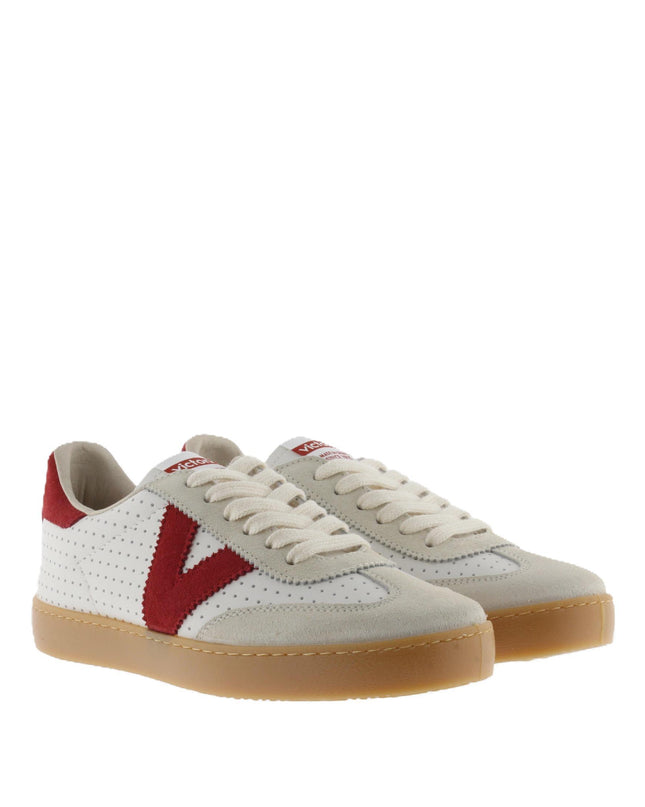 Victoria Sneakers Bassa Donna Bianco Rosso 1126232 BERLIN PICADO ROJO Victoria 