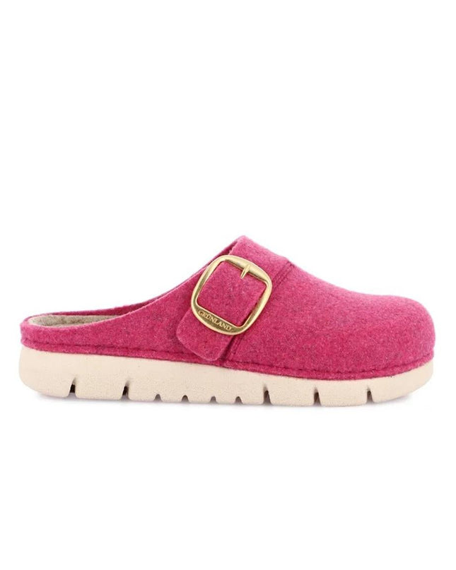 Grunland Pantofole Ciabatte Donna in Feltro di Lana Fucsia - MARIO SPATARELLA