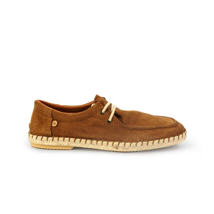 Espadrillas Verbenas Bassa con Lacci da Uomo in Camoscio Cuoio TRUMAN SERRAJE MUSCADE Verbenas 