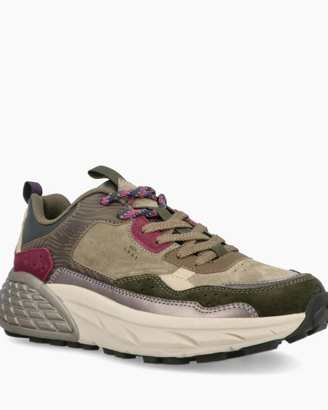 Jeep Sneakers Donna Multicolor Green Forest GROOVE D FOREST GREEN Jeep Footwear 