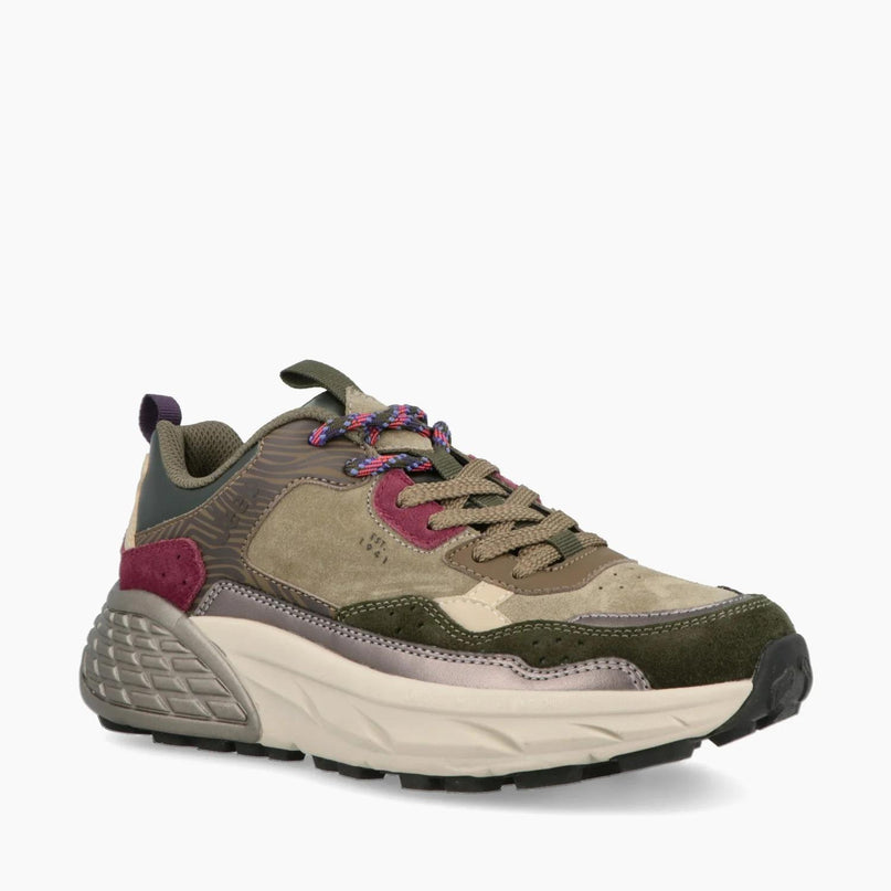 Jeep Sneakers Donna Multicolor Green Forest - MARIO SPATARELLA