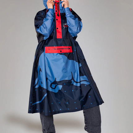Rainkiss Mantella Antipioggia Poncho Team Crest RAIN PONCHO TEAM CREST ORACLE RED BULL RAC RAINKISS 