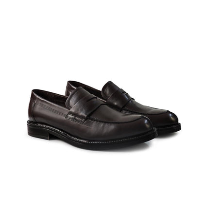 Vueva Mocassini Uomo College in Pelle Marrone MS65R07 NYKO BROWN Vueva 