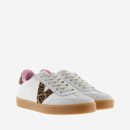 Victoria Sneakers Donna Bassa Pelle Bianco Animalier 1126204 BERLIN HIELO Victoria 