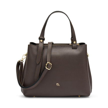 Borse Donna Frau a Mano con Tracolla in Pelle Cioccolato B811 CREEK CHOCO Frau 