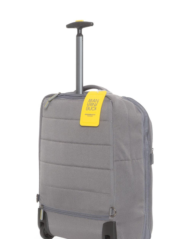 Zaino Trolley in Tessuto Grigio JNV05 SMILE&GO STEEL 465 Mandarina Duck 