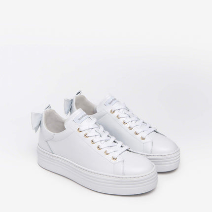 Nero Giardini Sneakers Donna in Pelle Bianca E306521D BIANCO 707 Nero Giardini 