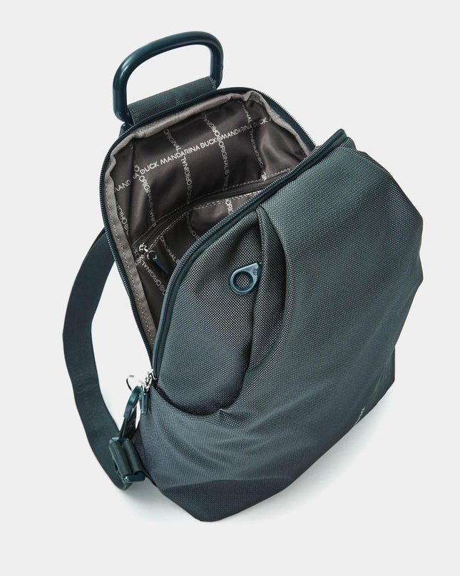 Mandarina Duck Zaino Multitasche Tessuto Verde QMT39 MD20 PINE GREEN Mandarina Duck 