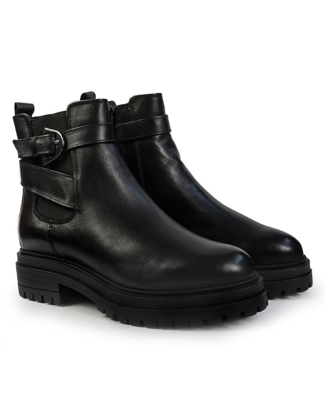 Vueva Stivaletti Donna in Pelle Nero - MARIO SPATARELLA