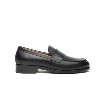 NeroGiardini Mocassino College Uomo in Pelle Nera - MARIO SPATARELLA