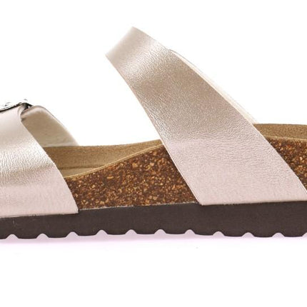 Ciabatta Sughero Doppia Fibbia CB2434 HOLA PLATINO Grunland 