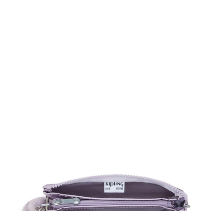 Kipling Trousse Multitasche in Tessuto Metallic Lilac - MARIO SPATARELLA