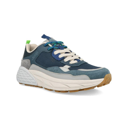 Jeep Sneakers Uomo Camoscio Multicolor Blu GROOVE MESH U NAVY Jeep Footwear 