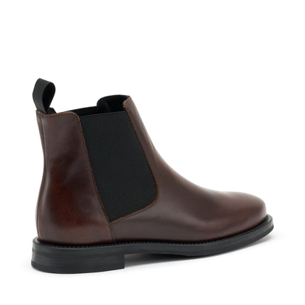 Chelsea Donna Bassi Pelle Marrone 98N3 COFFEE Frau 