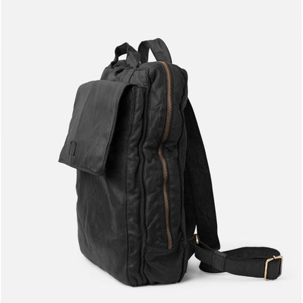 Biba Zaino Grande in Pelle Vacchetta Nera - MARIO SPATARELLA