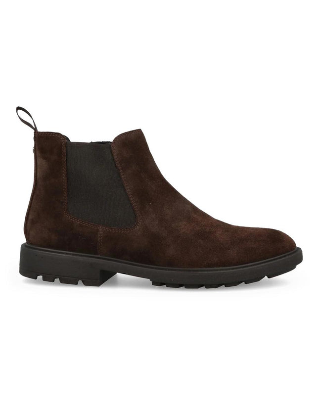 Impronte Stivaletti Chelsea Zip Uomo in Camoscio Marrone CIPRIANI CHELSEA SUEDE DARK BROWN Impronte 
