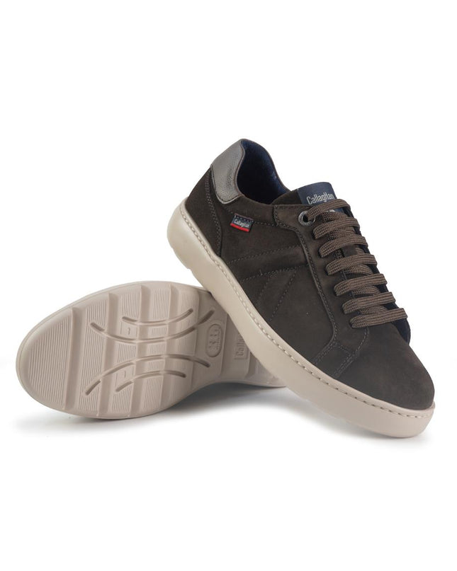 Callaghan Sneakers Uomo Bassa in Camoscio Testa di Moro 54805 PINT BROWN Callaghan 