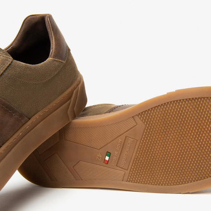 Nero Giardini Sneakers Uomo in Camoscio Fango I500951U FANGO 311 Nero Giardini 