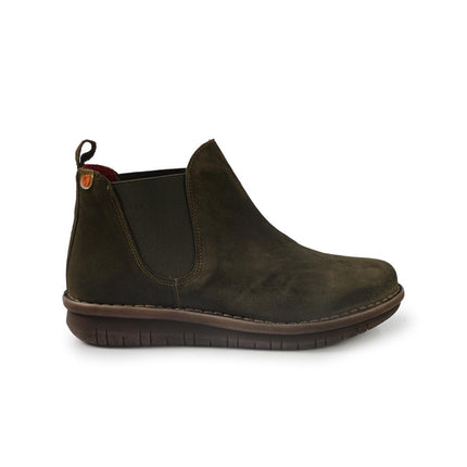 Jungla Stivaletti Chelsea Donna in Pelle Muschio 8276 MUSGO Jungla 