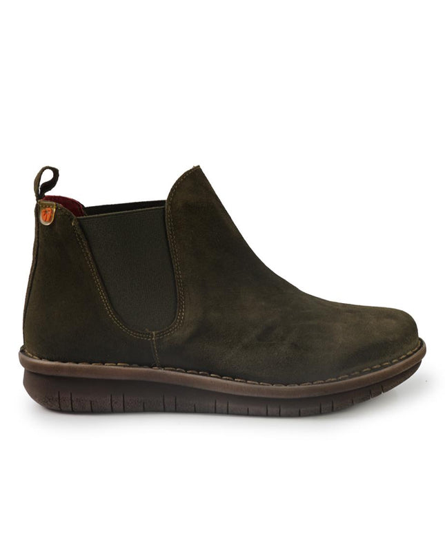 Jungla Stivaletti Chelsea Donna in Pelle Muschio 8276 MUSGO Jungla 