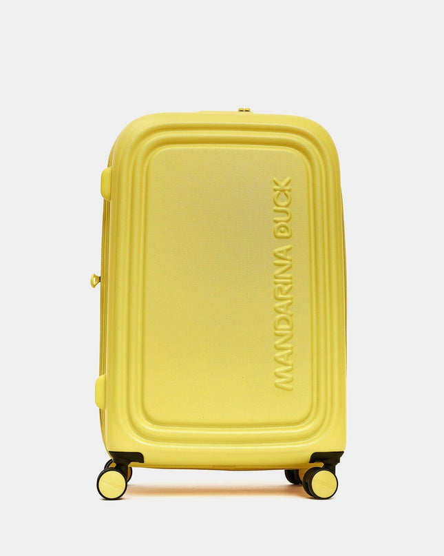 Trolley Medio Espandibile 4 Ruote Giallo SZV32 LOGODUCK YELLOW Mandarina Duck 